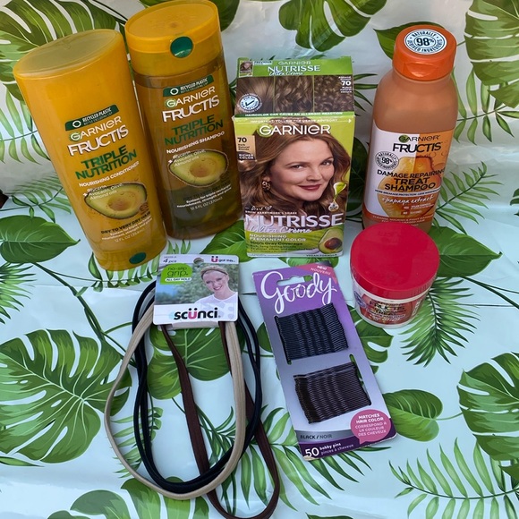 Garnier Hair Color/SHAMPOO/Accessories Bundle - Picture 1 of 8